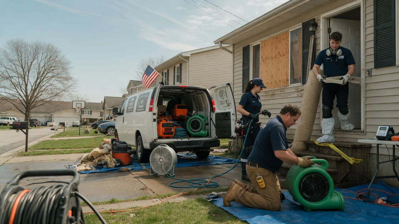 Water Damage Restoration in Russell, PA near me